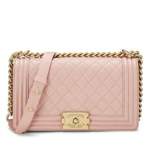 Pink Chanel Boy Bag